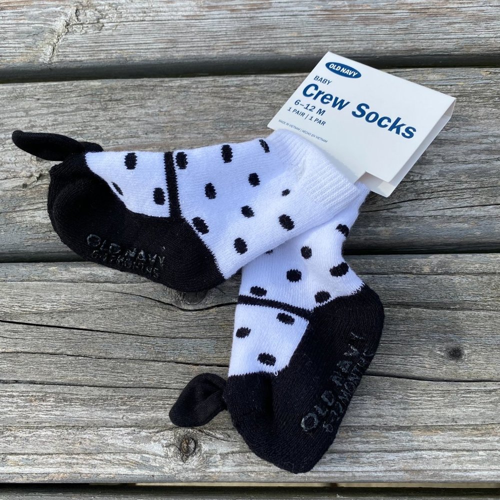 Old Navy Ballet-Slipper Graphic Bow-Tie Socks for Baby